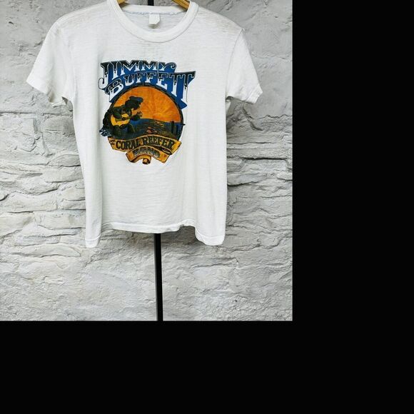 Jimmy Buffett Coral Reefer Band 1979 Tour Turtle T Shirt VERY Rare Vintage 70s - Picture 1 of 9